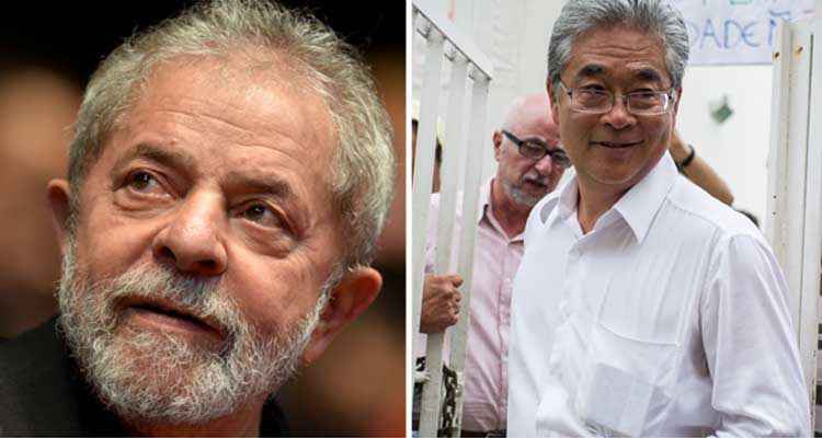 Justiça autoriza que PF leve Lula e Okamoto para prestar depoimento - AFP / Douglas Magno e Yasuyoshi Chiba