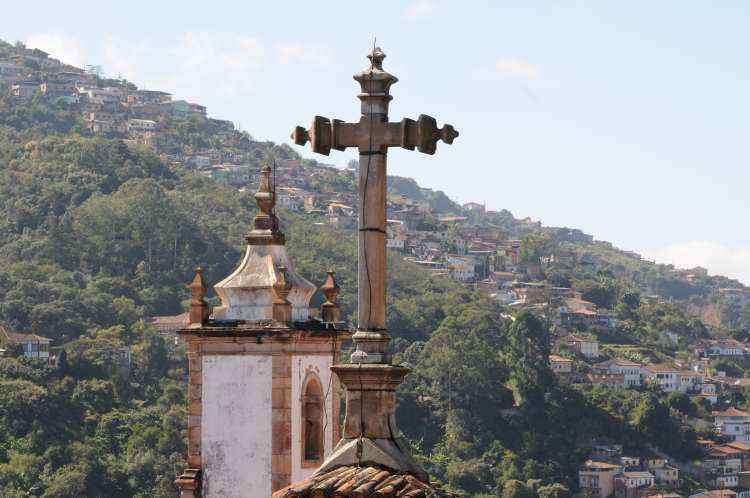 Prefeitura de Ouro Preto começa trabalhos para cercar o Morro da Queimada - Gladyston Rodrigues/EM/D.A Press