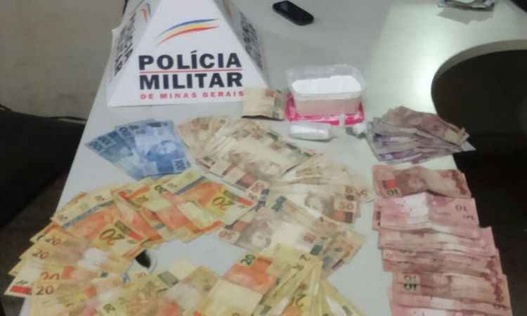 Presos em Santa Bárbara traficantes que montariam filial da quadrilha na cidade - PMMG/Divulgação