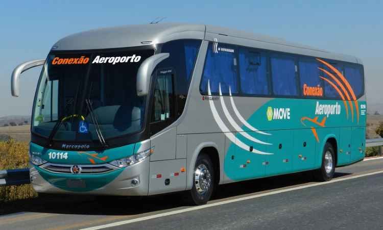 Nova Lima terá ônibus do Conexão Aeroporto até Confins - Villela Design/Divulgação