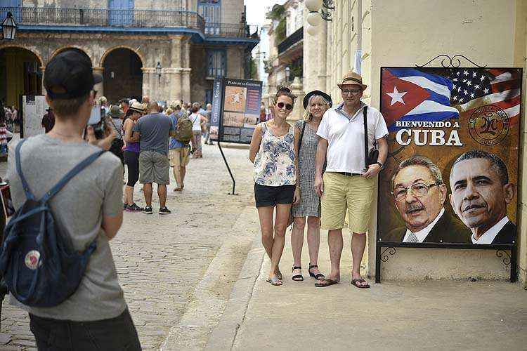 Obama não é visto por cubanos como um presidente americano 'cretino' - YURI CORTEZ / AFP PHOTO 