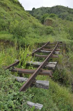 Estrutura ferroviária sucumbe em trechos como o da Zona da Mata - Juarez Rodrigues/EM/D.A.Press