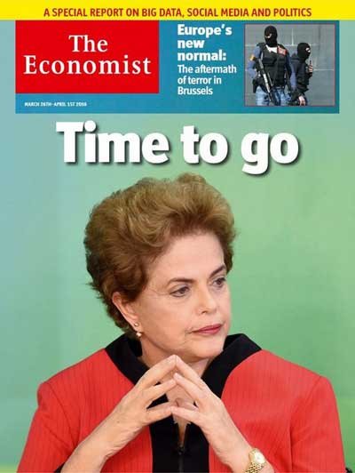 Revista Economist pede renúncia de Dilma - The Economist / Reprodução