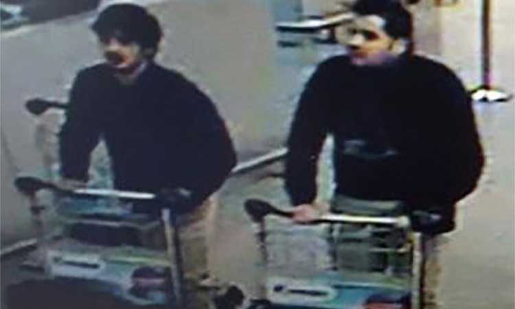 Irmãos que atacaram aeroporto e metrô em Bruxelas eram conhecidos da polícia - AFP PHOTO / BELGIAN FEDERAL POLICE