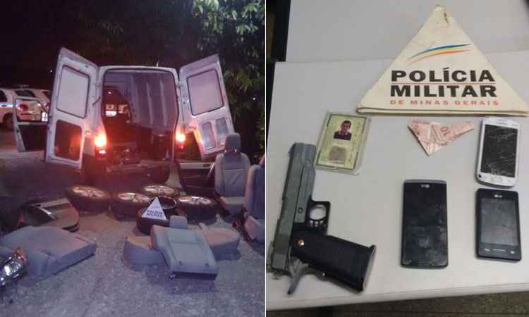 Casal assaltado no Buritis é levado por bandidos e abandonado em Ibirité - Polícia Militar/Divulgação