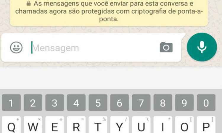 WhatsApp agora tem criptografia de mensagens - Reprodução 