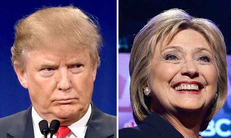 Hillary gera impressão negativa em 55% dos eleitores, mas Trump é mais rechaçado - Photo Desk/AFP 