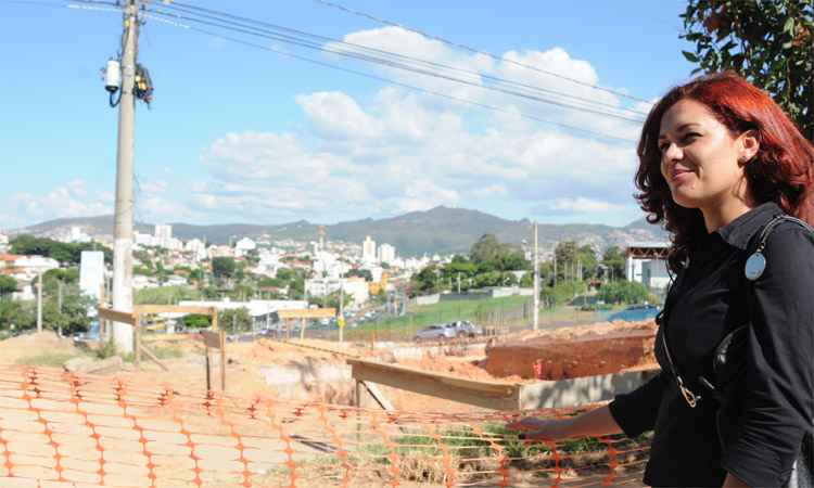 Obras da Via 710 surpreendem moradores ao revelar novas vistas da Serra do Curral - Túlio Santos/EM/DA Press 