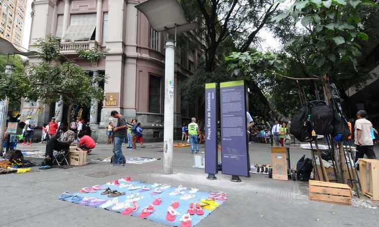 Totens revelam a história das praças de Belo Horizonte - Euler Júnior/EM/D.A PRESS