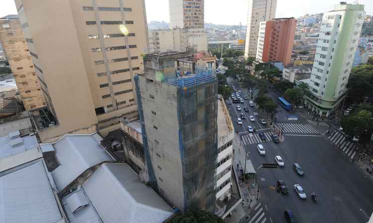 Edifício Ibaté passa por reforma e vai abrigar hotel no Centro de BH - Gladyston Rodrigues/EM/D.A PRESS