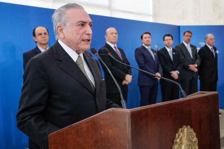 Temer diz que "ninguém vai derrubar a Lava-Jato" - Beto Barata/PR