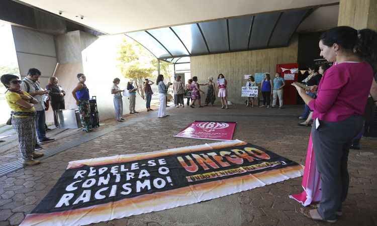 Servidores protestam contra indicada para Secretaria de Políticas para Mulheres  - Elza Fiuza/ Agência Brasi