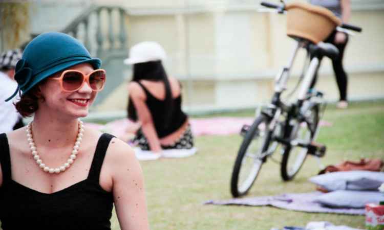 Passeio de bike à moda antiga promete animar o domingo no Santa Tereza - Divulgação/Tweed Ride