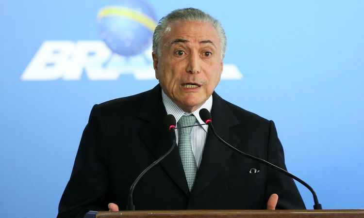 Temer disse que delação de Machado é 'absolutamente inverídica' -  Marcelo Camargo/ Agência Brasil
