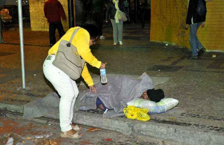 Com a chegada do frio, PBH amplia acolhimento à população de rua - Juarez Rodrigues/EM/D.A Press.