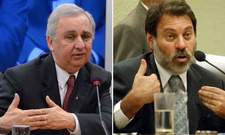Bumlai e Delúbio Soares ficam frente a frente na Lava-Jato - Valter Campanato/Agência Brasil  e Paulo H. Carvalho/CB/D.A Press