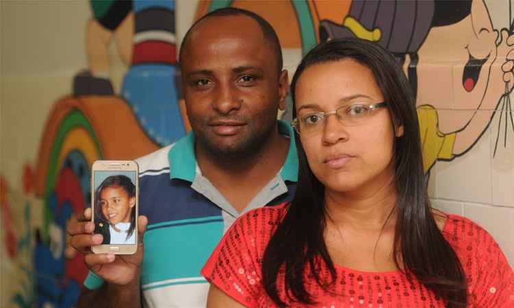 Casal doa órgãos da filha de 9 anos, em ato inédito na UTI da Santa Casa de BH - Leandro Couri/EM/DA Press