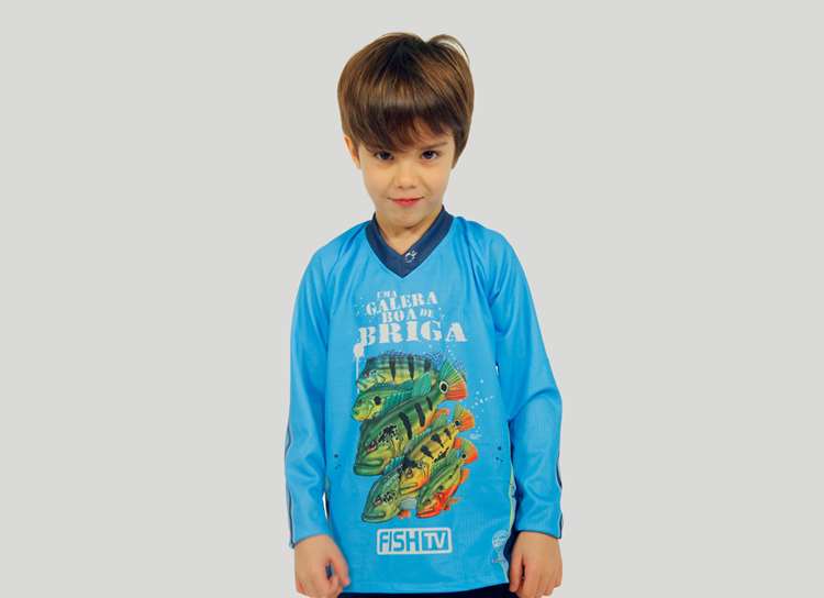 Fish TV apresenta camisetas licenciadas para pesca esportiva - Dino