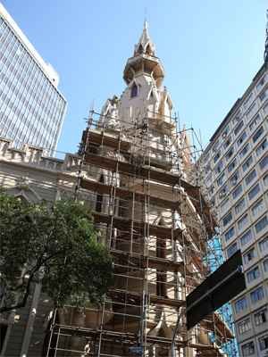 Começa reforma do 'castelo' da Rua da Bahia, que vai abrigar museu da moda - Juarez Rodrigues/EM/DA Press