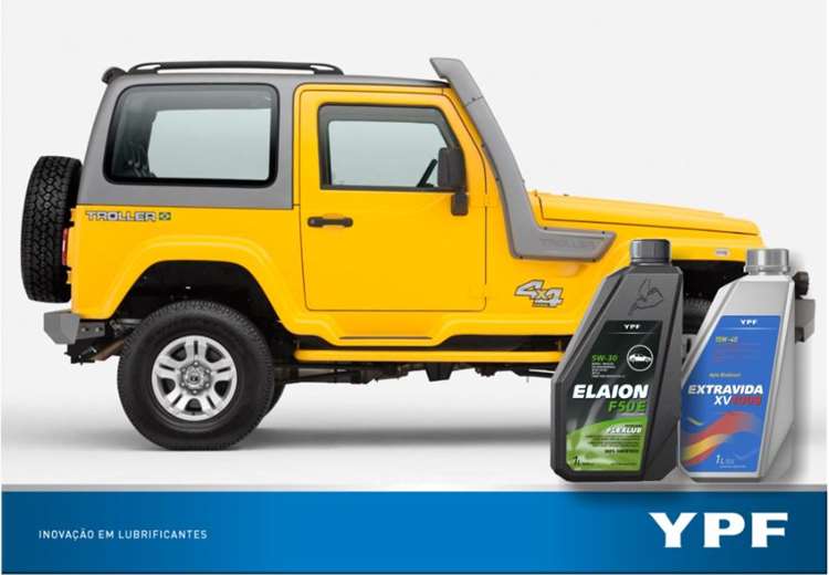 YPF firma parceria para venda de lubrificantes nas concessionárias TROLLER - Dino