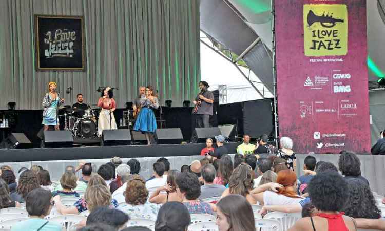 Alto-astral invade a Praça do Papa durante a 8ª edição do Festival I Love Jazz - Marcos Vieira/EM/D.A Press