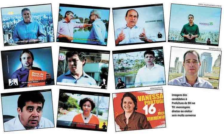 Candidatos abrem o programa eleitoral na TV mais objetivos, mas teve quem chorasse  - Reprodução TV/Euler Junior 