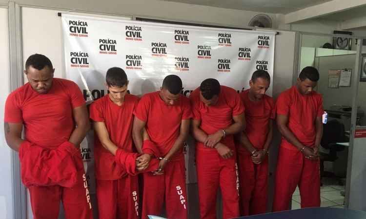 Presa quadrilha especializada em roubo de alimentos na Ceasa - Polícia Civil/Divulgação 