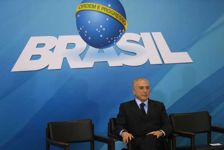 ''Respeito pesquisa, mas não levo em conta'', diz Temer ao comentar rejeição - Valter Campanato/Agência Brasil