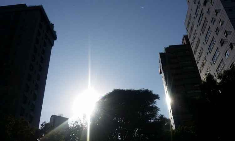 BH tem a maior temperatura mínima registrada em outubro - Paulo Filgueiras/EM/D.A PRESS