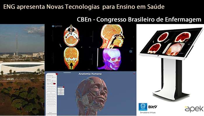 ENG DTP & Multimídia apresenta nova Mesa Digital de Anatomia no Congresso Brasileiro de Enfermagem - Dino