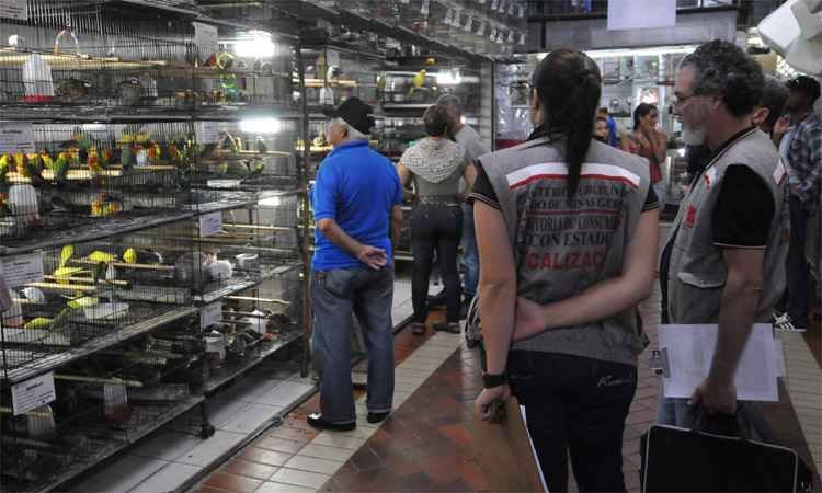 Após notificação, Mercado Central se reúne para discutir proibição da venda de animais - Ramon Lisboa/EM/D.A Press