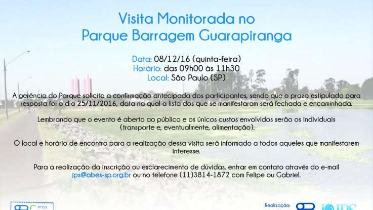 Saneamento: programa de Jovens Profissionais promove visita monitorada ao Parque Barragem Guarapiranga - Dino