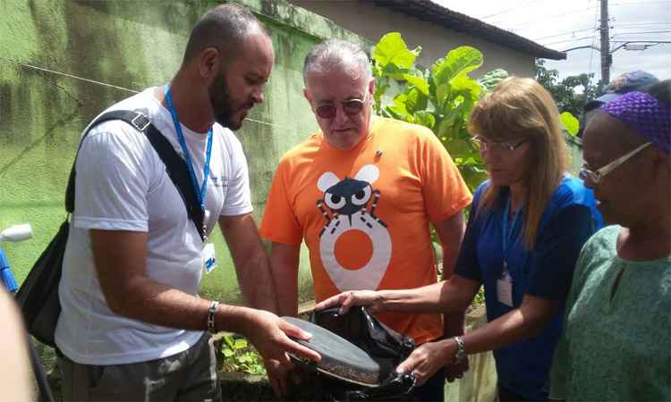 Beltrame participa de campanha nacional contra o Aedes aegypti em BH - Jair Amaral/EM/DA Press