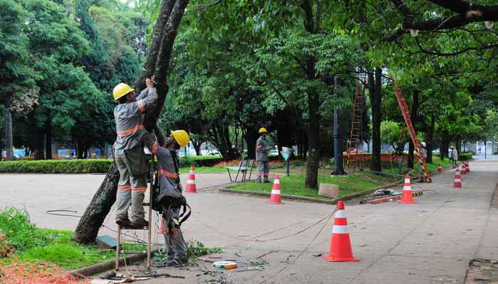 Decoração natalina da Praça da Liberdade será inaugurada na próxima segunda-feira  - Gladyston Rodrigues/EM