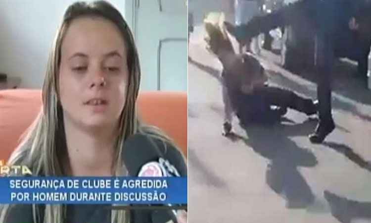 Segurança agredida por marido de delegada diz que vai entrar na Justiça - Alterosa/Reprodução - Facebook/Reprodução da internet