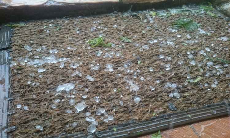 Tempestade de granizo cai em Venda Nova; veja o vídeo - Ricardo Vasconcelos/ Divulgação 