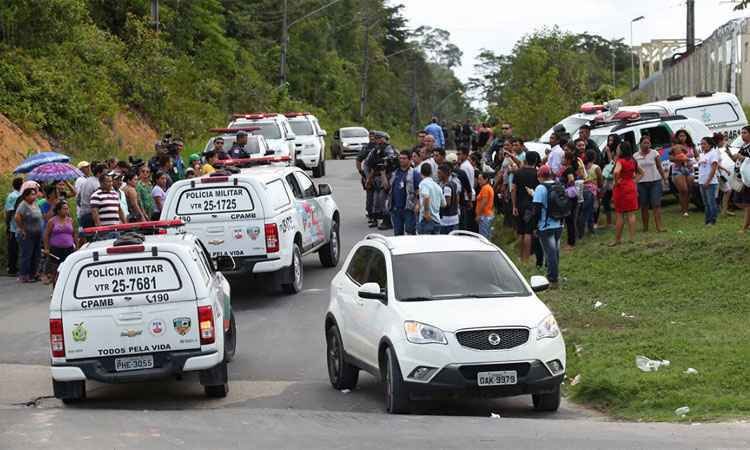 Número de presos mortos em Manaus é o maior desde o Massacre do Carandiru -  AFP / Marcio SILVA  
 