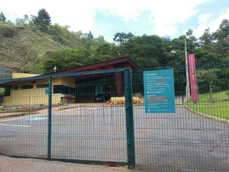 Parque da Serra do Curral é fechado pela manhã - Jair Amaral/EM/DA Press