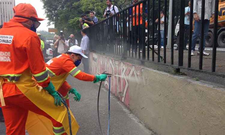 Após apagar grafite e pichação, Doria anuncia Museu de Arte de Rua - Reprodução/Facebook