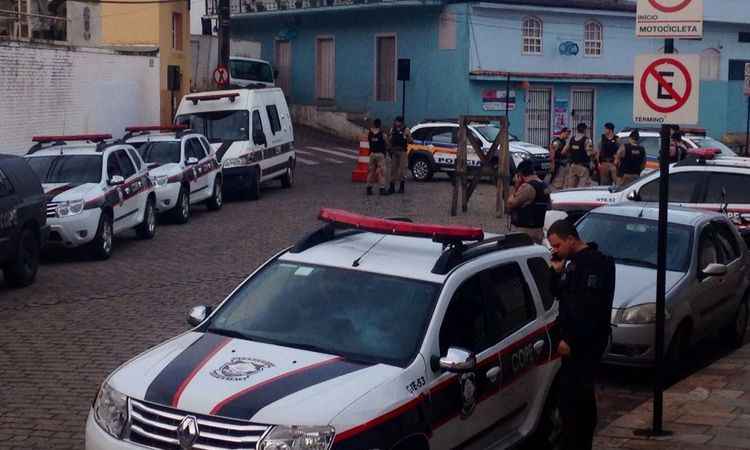 Detentos tentam fugir de presídio em Mariana - Reprodução Whatsapp/ ASPs do COPE