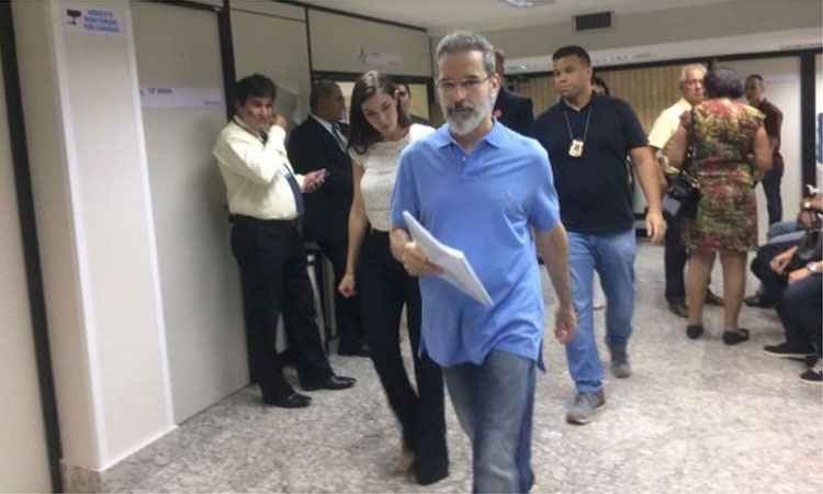 'Tinha café e chocolate, sim', diz Luiz Estevão, agora preso em solitária na Papuda - ISA STACCIARINI/Correio Braziliense