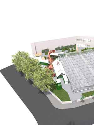 Sistema de fazenda urbana recicla água e plástico - Be Green Boulevard/Divulgacao