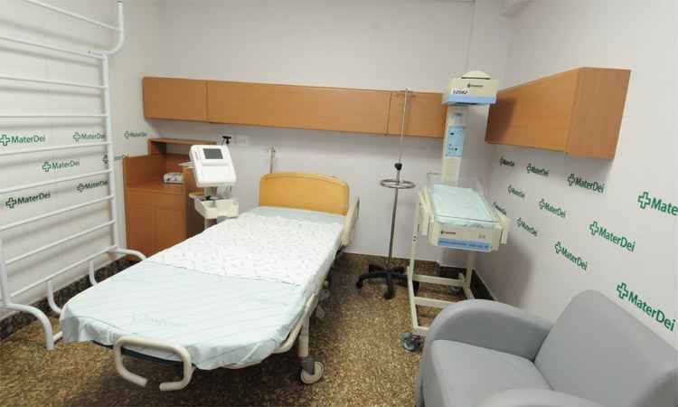 Hospital Mater Dei tem obstetrícia com conforto e pronta para emergência - Marcos Vieira/EM/DA Press