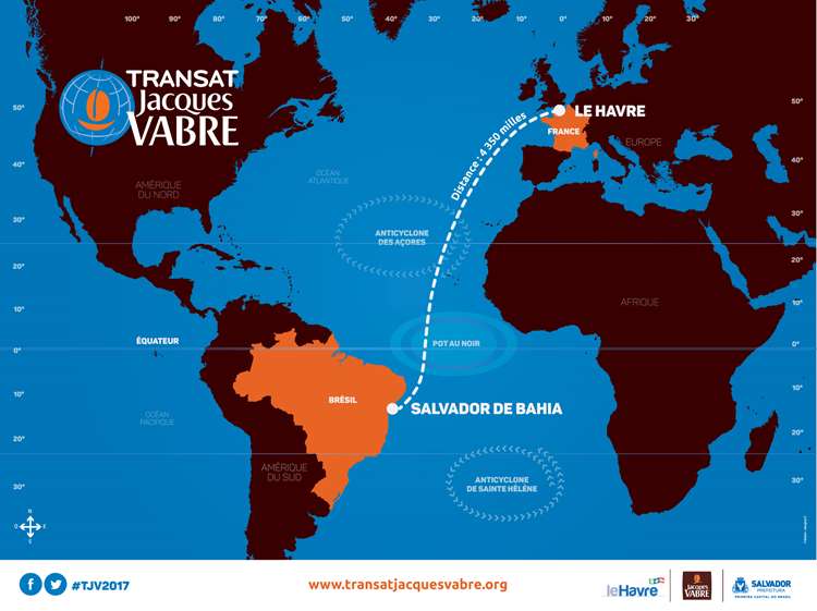Salvador será destino da regata internacional Transat Jacques Vabre 2017

 - Dino