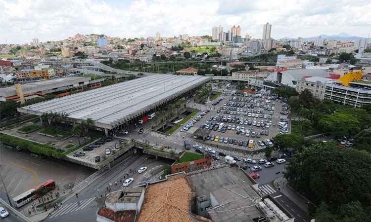 Ônibus interestaduais saem de terminal provisório e retornam para rodoviária de BH - Gladyston Rodrigues/EM/D.A Press