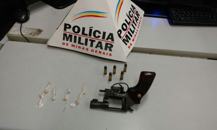 Menor é apreendido por ameaçar cunhado de morte com um revólver - Polícia Militar/Divulgação