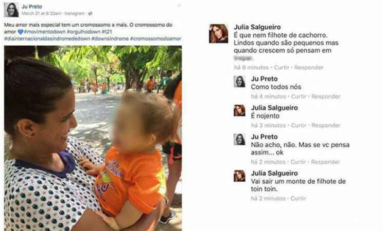 Polícia Civil pede prisão de blogueira que insultou bebê com Síndrome de Down - Reprodução/ Facebook 