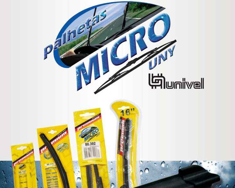 Conheça a MICRO, a linha de palhetas limpadoras de vidro da Universal Automotive - Dino