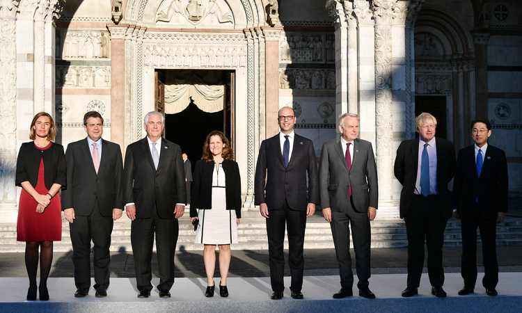 Ministros do G7 não chegam a acordo sobre mudanças climáticas -  AFP / Vincenzo PINTO 