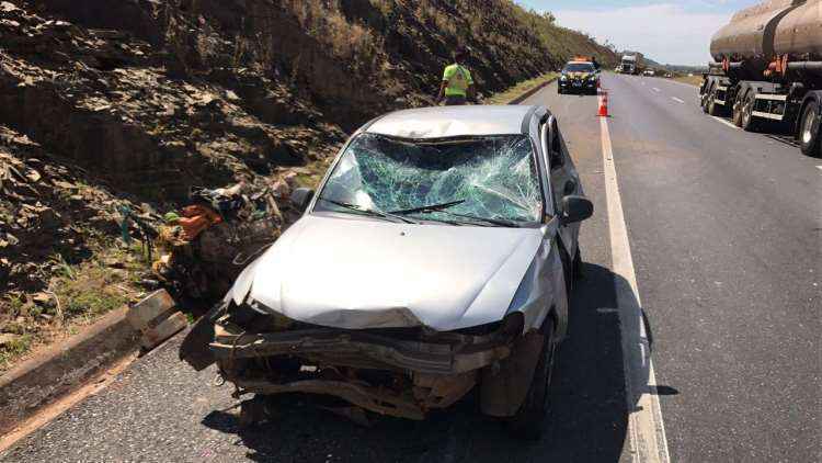 Acidentes em estradas mineiras deixam duas pessoas mortas  - Polícia Rodoviária Federal (PRF) / Divulgação 